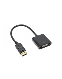 Akyga Konwerter AK-AD-58 DisplayPort M DVI-I F 0 20m kolor czarny - Adaptery i przejściówki - miniaturka - grafika 1