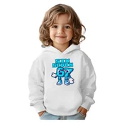 Bluzy dla dziewczynek - BLUZA DZIECIĘCA Z KAPTUREM 67 SIX SEVEN KLOCKI VIRAL 104 PREZENT - miniaturka - grafika 1