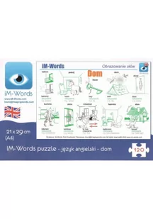 iM-Words iM-Words Puzzle 120 Angielski - Dom - Puzzle - miniaturka - grafika 2