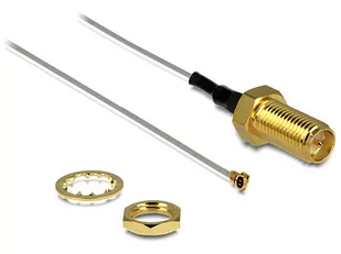 Delock KABEL ANTENOWY RP-SMA(M)->MHF IV/HSC MXHP32 10CM 88815 - Kable komputerowe i do monitorów - miniaturka - grafika 1