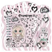 Szkolne artykuły papiernicze - Pamiętnik z kłódką 2w1 + przybory Best Friends 10 - miniaturka - grafika 1