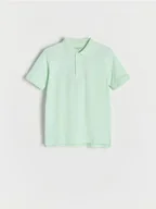 Koszulki dla chłopców - Reserved - T-shirt polo - jasnozielony - miniaturka - grafika 1