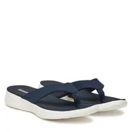 Klapki i japonki damskie - Japonki Skechers On-The-Go 600-Vacay 140702/NVY Granatowy - miniaturka - grafika 1