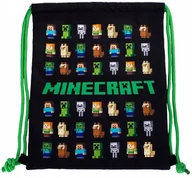 Worki na buty - WOREK na buty obuwie GIMNASTYCZNY szkolny do szkoły dla chłopca WOREK SZKOLNY MINECRAFT - miniaturka - grafika 1