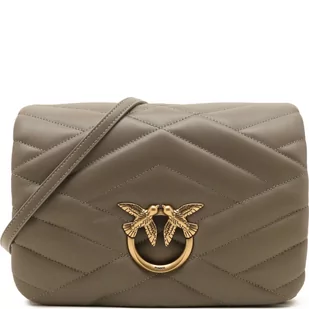 Pinko Skórzana listonoszka LOVE CLICK PUFF CLASSIC SHEEP - Torebki damskie - miniaturka - grafika 1