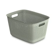 Pudła i pojemniki do przechowywania - Pojemnik OpenStore 17 l 39 x 29 x 22 cm Basket sage green szałwiowy - miniaturka - grafika 1