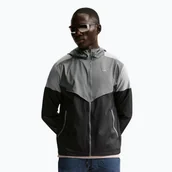 Kurtki i kamizelki sportowe męskie - Kurtka do biegania męska Nike Impossibly Light Windrunner smoke grey/wolf grey/black - miniaturka - grafika 1