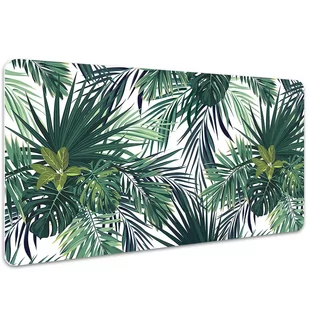 Podkładka na biurko z nadrukiem Rajskie liście 100x50 cm - Podkładki na biurko - miniaturka - grafika 1