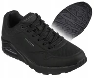 Buty sportowe męskie - Buty sportowe męskie Skechers Uno Air czarne treningowe na co dzień - miniaturka - grafika 1