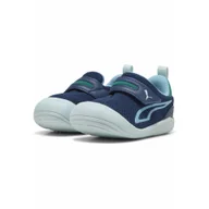 Buty trekkingowe dziecięce - Sneakersy dla małych dzieci Kitten Mesh V PUMA Persian Blue Aqua Wild Green - miniaturka - grafika 1