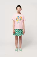 Koszulki dla dziewczynek - Bobo Choses t-shirt bawełniany dziecięcy kolor różowy - miniaturka - grafika 1