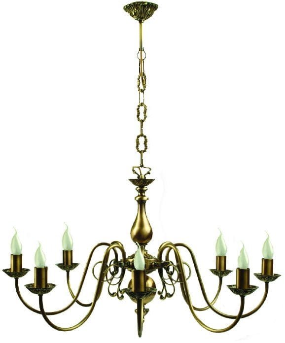 Lampa świecznikowa 8 plomienna Roma