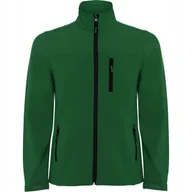 Kurtki męskie - Kurtka Męska SOFTSHELL MEMBRANA Bez Kaptura ROLY SS6432 BOTTLE GREEN S - miniaturka - grafika 1