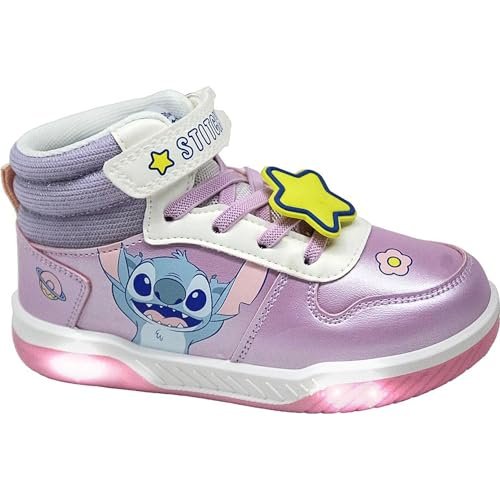 CERDÁ LIFE'S LITTLE MOMENTS Sportowa podeszwa PVC Stitch światła dla chłopców i dziewcząt Oficjalne buty dziecięce, wygodne, wytrzymałe - sportowe światła Stitch do codziennego użytku, zajęcia szkolne