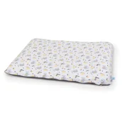 Przewijaki - Pokrowiec na przewijak miękki (85x72) 2 szt. Dark grey, Elephant + Light grey, Elephant - miniaturka - grafika 1