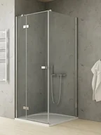 Kabiny prysznicowe - New Trendy Kabina prysznicowa drzwi uchylne 80x100 lewa EXK-5108 Reflexa - miniaturka - grafika 1