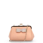 Torebki damskie - Wieczorowa torebka - MENBUR 85196 BEŻOWA - miniaturka - grafika 1