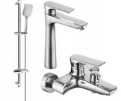 Zestawy baterii łazienkowych - Mexen Axel DB62 zestaw wannowy, chrom - 73813DB62-00 - miniaturka - grafika 1