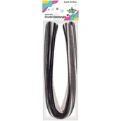 Pasmanteria - TITANUM Druciki TITANUM 0,6x50cm op.15 - bia/sza/cz 283057 - miniaturka - grafika 1