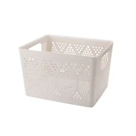 Pudła i pojemniki do przechowywania - Koszyk RIO 35 x 28 x 22 cm beż - miniaturka - grafika 1