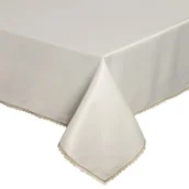 Obrusy i serwetki - Obrus EUROFIRANY Lace 140 x 220 cm Kremowy - miniaturka - grafika 1