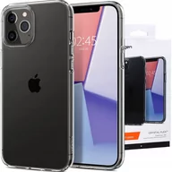 Etui i futerały do telefonów - Spigen Etui Crystal Flex iPhone 12 / 12 Pro przezroczyste ACS01517 - miniaturka - grafika 1