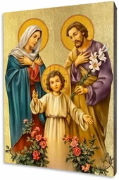 Ikona Świętej Rodziny - Ikony i obrazy sakralne Ikona Świętej Rodziny - Ikony i obrazy sakralne - miniaturka - grafika 1