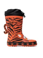 Buty dla chłopców - Regatta Kalosze Mudplay Jnr RKF649 Pomarańczowy - miniaturka - grafika 1