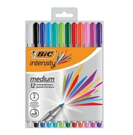 Przybory szkolne - BIC Cienkopis 12 kolorów 0.8 Bc Intensity Med 964893 Etui - miniaturka - grafika 1
