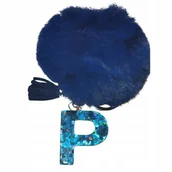 Breloki - Puszysty breloczek z literą P - hit sezonu - miniaturka - grafika 1