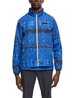 Kurtki męskie - ESPRIT Męska kurtka WV AOP Windbreaker, Bright Blue 3, S, Bright Blue 3, S - miniaturka - grafika 1