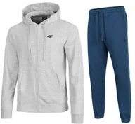 Dresy męskie - 4F MÄSKI DRES BAWEĹNA KOMPLET BLUZA SPODNIE / rozm L - miniaturka - grafika 1