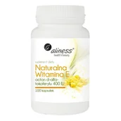 Witaminy i minerały - MEDICALINE Aliness Naturalna Witamina E x 100 kaps - miniaturka - grafika 1