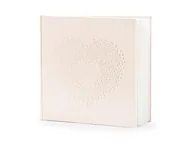 Albumy fotograficzne - Księga Gości 20,5x20,5cm jasno różowa 22 kartki - artykuł papierniczy - miniaturka - grafika 1