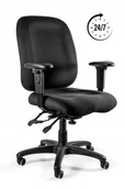 Fotele i krzesła biurowe - Krzesło obrotowe LIDER atestowane, do pracy 24/7 - miniaturka - grafika 1