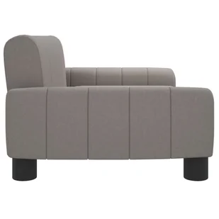 Sofa dla dzieci, kolor taupe, 70x45x30 cm, obita tkaniną Lumarko! - Sofy i kanapy - miniaturka - grafika 5