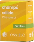 Kosmetyki kąpielowe dla dzieci - Essabó odżywczy solidny szampon w 100% naturalny, na bazie masła z awokado i oleju arganowego, ręcznie wykonany, odpowiedni dla dzieci i wrażliwej skóry, bez alergenów, 100 g - miniaturka - grafika 1