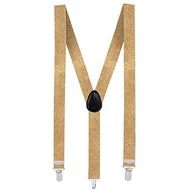 Moda i Uroda OUTLET - Boland 00484 - Szelki złote, jeden rozmiar, regulowane, eleganckie, 20s, Gatsby, karnawał, halloween, bal przebierańców, mottoparty, przebranie, teatr, dodatek - miniaturka - grafika 1