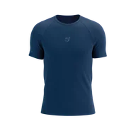Koszulki sportowe męskie - COMPRESSPORT Koszulka biegowa męska TRAIL RACING SS T-SHIRT blues - miniaturka - grafika 1