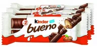 Przekąski dla dzieci - Kinder Bueno Baton z Kremowym Orzechowym Nadzieniem 43g X 3 Szt (3-Pak) - miniaturka - grafika 1
