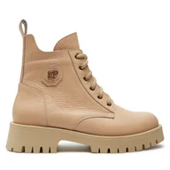 Botki damskie - Trapery R.Polański 1901 Beżowy - miniaturka - grafika 1