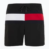 Spodenki damskie - Szorty kąpielowe męskie Tommy Hilfiger UM0UM03474 Medium black WYSYŁKA W 24H 30 DNI NA ZWROT - miniaturka - grafika 1