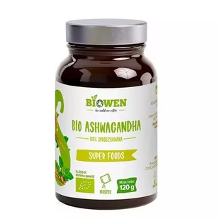 BIOWEN Ashwagandha 400mg 120 Kapsułek wegańskich - Układ nerwowy - miniaturka - grafika 1