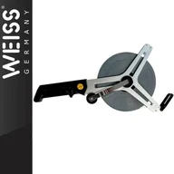 Poziomice, łaty, miary - Taśma stalowa lakierowana biała z rozbiegiem 100m WEISS - miniaturka - grafika 1