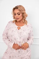 Piżamy damskie - Koszula nocna damska długi rękaw Satui - Italian Fashion - miniaturka - grafika 1