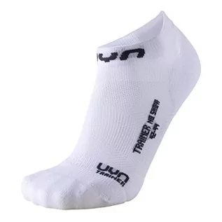 Skarpetki męskie - UYN UYN skarpety męskie Trainer No Show Socke biały weiß(White/Grey) 45-47 S100067 - grafika 1