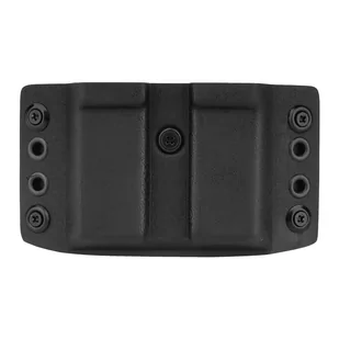 DOUBLETAP GEAR - Ładownica Kydex zewnętrzna OWB na dwa magazynki P-07/09/10, M&P9, SFP9, P320 - Czarna - Odzież taktyczna i umundurowanie - miniaturka - grafika 1
