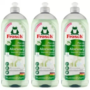 Frosch Płyn do mycia naczyń aloesowy Zestaw 3 x 750 ml - Środki do zmywarek - miniaturka - grafika 1