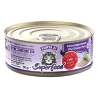 Mokra karma dla kotów - 6x80g Porta 21 Superfood kurczak z nasionami chia, mokra karma dla kota| - miniaturka - grafika 1