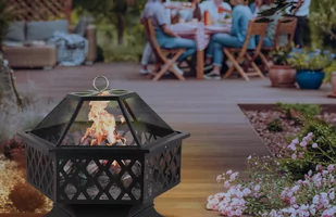 PALENISKO STALOWE, DEKORACYJNE, 70X60X63 CM - Paleniska ogrodowe - miniaturka - grafika 4